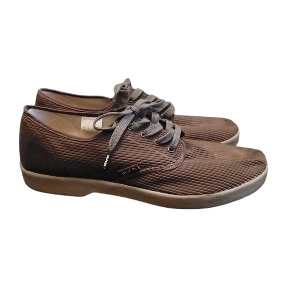 DVS Shoes Mens Size 12 Brown Doughboy Corduroy Lace Up Sneakers - Picture 1 of 5